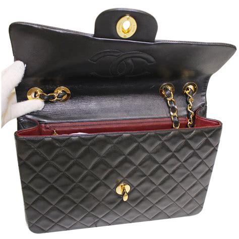 replica large lambskin classic flap handbag black bag|10 Best Chanel Flap Bag Dupes and Chanel Look.